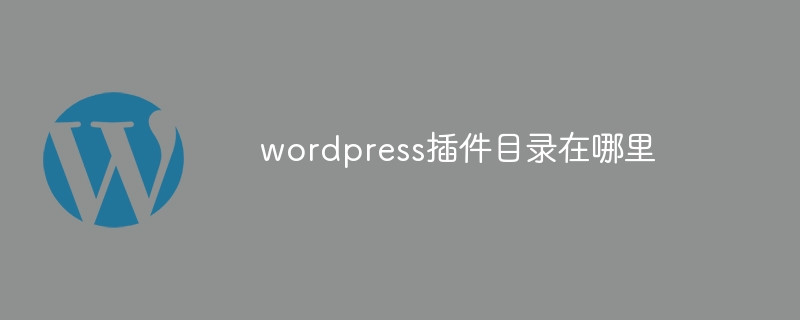 wordpress插件目录在哪里