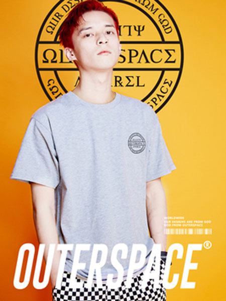 OUTERSPACE休闲品牌2019春夏新款潮牌休闲短袖圆领純色打底