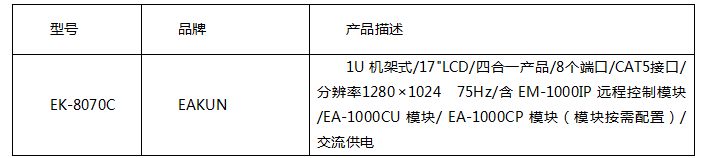 机房多机柜KVM管控方案