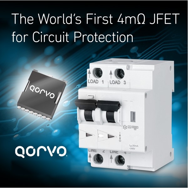 Qorvo® 推出采用 TOLL 封装的 750V 4mΩ SiC JFET，推动断路器技术的革命性变革