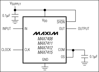 MAX7408, MAX7411, MAX7412, MAX